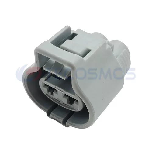 6-176143-6 Waterproof 2-Pin Female Automobile Fan Connector Plug Copper Contact & ABS/Nylon Housing for Wire Connections in Cars