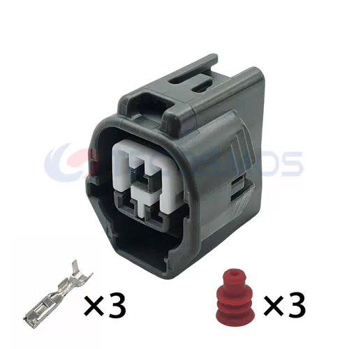 Waterproof Wire Harness Wiper Spray Plug for Car 3-Pin Female 7283-7031 - image 4