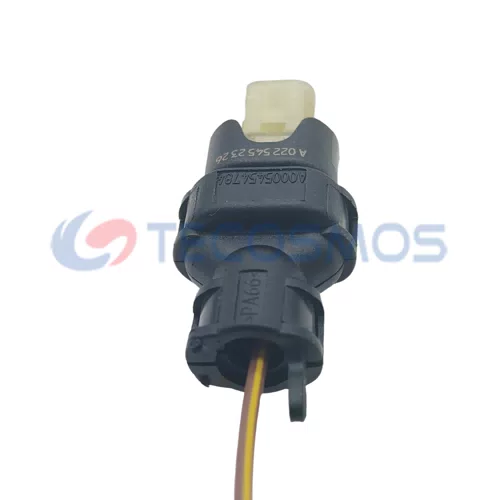Black Connector Auto Parts 2-Pin Female Nylon Housing Material Model A0225452326 CT2-0046M-6 - image 2