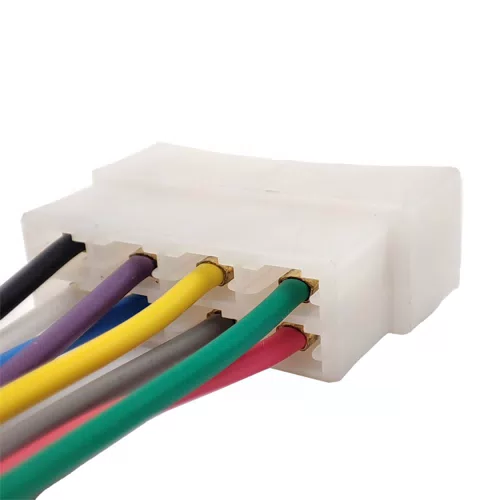 Automotive White Wire Connector Plug 8 Pins 6.3 Series Wiring Harness - image 4