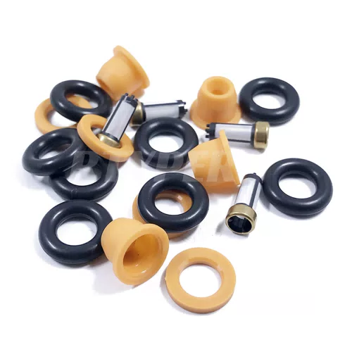 Fuel Injector Repair Kits Micro Filter Oring Plastic Gasket Pintle Cap 02103 For Bosch Universal Injector - image 3