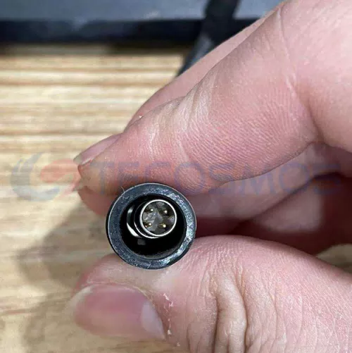 Car Connector For 4-hole data cable plug black data cable series - image 2