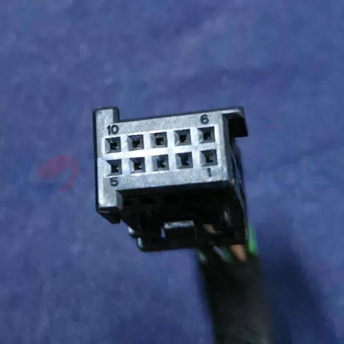 Car Connector For Mercedes-benz A0005454890 0005459303 black with clips 10 pins CT10-0026M-6