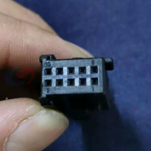 Car Connector For Mercedes-benz A0005454890 0005459303 black with clips 10 pins CT10-0026M-6 - image 3