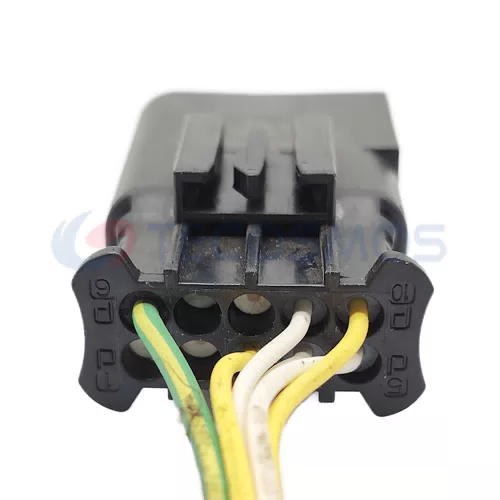 Waterproof IP66 Copper ABS/Nylon Automotive Cable Harness Connector for Peugeot 10Pin Male CT10-0050G - image 2