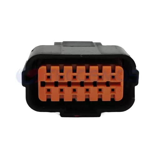 Automotive Rearview Camera Wiring Harness Connector Plug Waterproof Shell for Modern 12 Pin Female CT12-0049M - image 2
