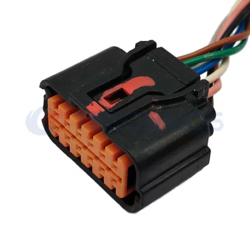 Automotive Rearview Camera Wiring Harness Connector Plug Waterproof Shell for Modern 12 Pin Female CT12-0049M - image 3