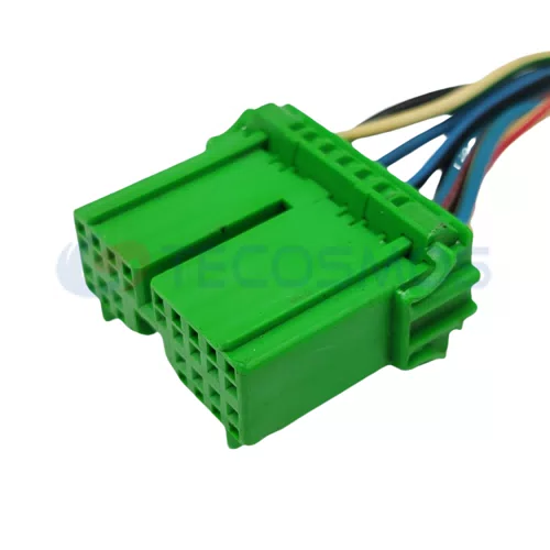 Auto Parts Green Car Cennector 16-pin Female CT16-0075M - image 3