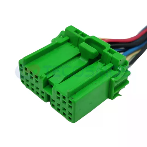 Auto Parts Green Car Cennector 16-pin Female CT16-0075M - image 4