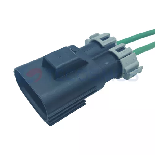 Auto Parts Electronic Fan Power Assist Motor Plug Car Connector Suitable for Cadillac Mazda 2-pin Public CT2-0099g - image 2