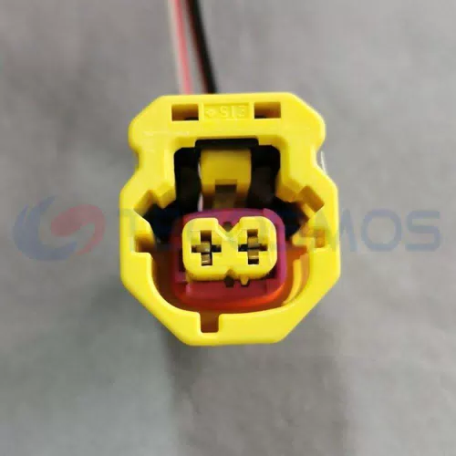 Volkswagen Car Connector crash sensor 6Q0972623 black clip with 2 pins CT2-0140M-1 - image 2