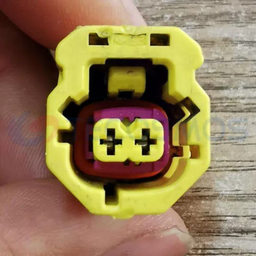 Car Connector for Collision Sensor 6Q0972623B Red-brown Clip with 2 Pins CT2-0140M-2