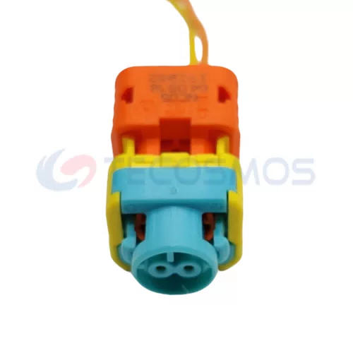 Green Bag Connector Straight Plug with Nylon Housing 2-Pin Female CT2-0148M-3