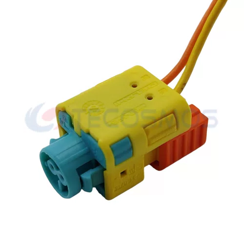 Green Bag Connector Straight Plug with Nylon Housing 2-Pin Female CT2-0148M-3 - image 4