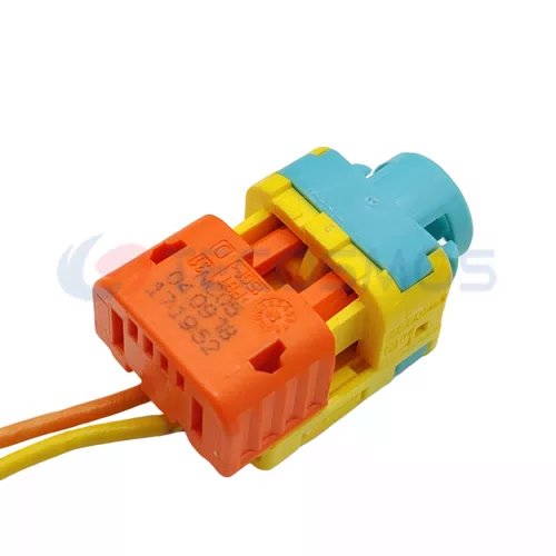 Green Bag Connector Straight Plug with Nylon Housing 2-Pin Female CT2-0148M-3 - image 6