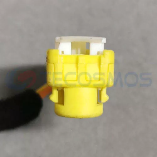 Car Connector For sensor has a yellow and white cover with two pins CT2-0149M-3 - image 2