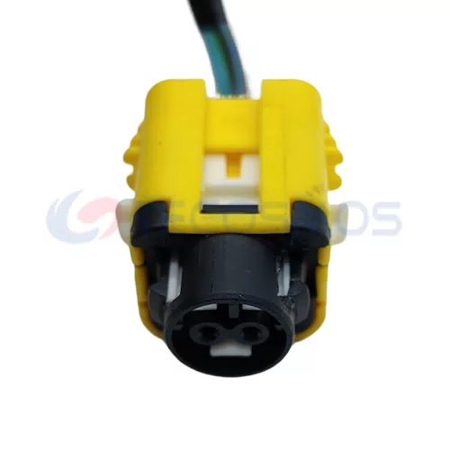 Waterproof Wire Yellow Black Car Connector for Tesla Durable Copper Contacts ABS Nylon Housings 2-Pin Female CT2-0151m-9