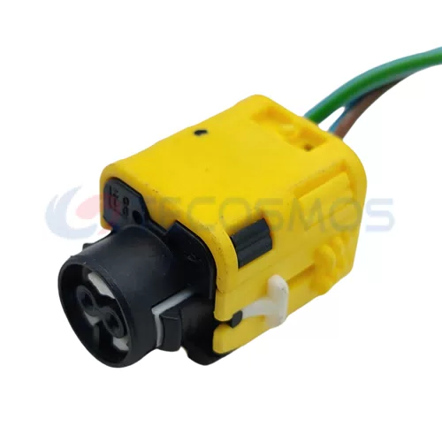 Waterproof Wire Yellow Black Car Connector for Tesla Copper Contacts ABS Nylon Housings 2-Pin Female CT2-0151m-9 - image 4