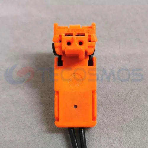 Car Connector sensor plug with orange long black cover and 2 pins For Nissan CT2-0163M-1