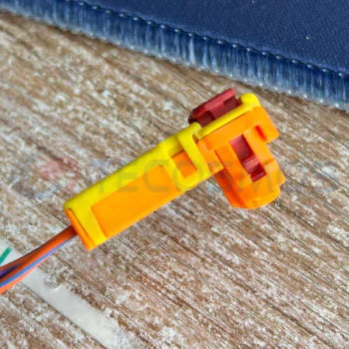 Car Connector For sensor has an orange long red cover with two pins CT2-0163M-4 - image 2
