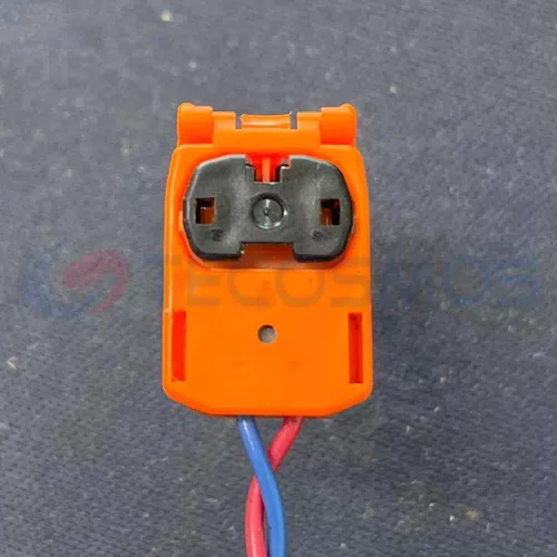 Car Connector For sensor plug has an orange short black cover with two pins CT2-0163M-6 - image 2