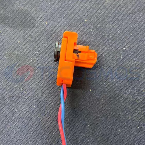 Car Connector For sensor plug has an orange short black cover with two pins CT2-0163M-6 - image 3