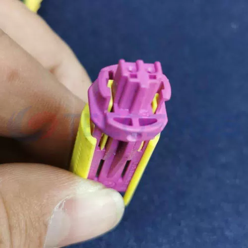 Car Connector For sensor plug is purple and has two pins inserted straight in CT2-0168M - image 4