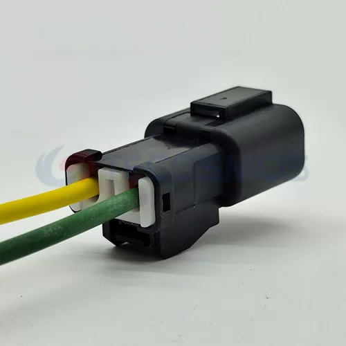 Waterproof Wire Connector Fan Water tank Harness Plug for Honda Nissan 2 Pin Male CT2-0201G - image 4