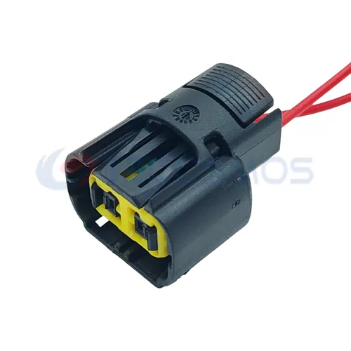 Auto Parts Waterproof Connector Headlamp Front Bumper Light Tail Light Fog Light Plug for Ford Mustang 2 Pin Female... - image 3