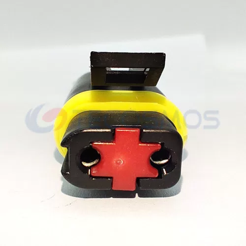 Automotive Ignition Coil Plug Harness Connector Waterproof Shell for Cherokee 2-pin Female CT2-0341M - image 2