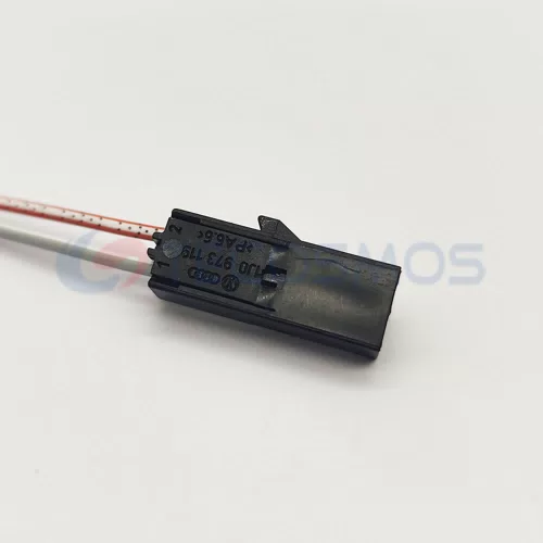 Car Makeup Mirror Seat Fuel tank Cap Lock Plug Connector for Volkswagen 2-pin Female CT2-0390M - image 4