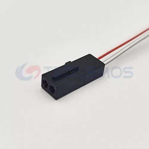 Car Makeup Mirror Seat Fuel tank Cap Lock Plug Connector for Volkswagen 2-pin Female CT2-0390M - image 5