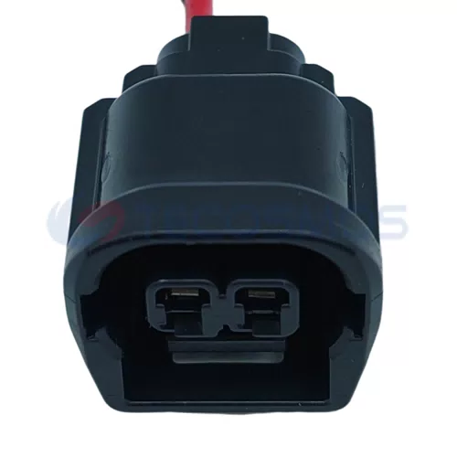 Auto Parts LED Fog Light Harness Repair Connector Plug Suitable for Honda 2-pin Female CT2-0393M - image 2