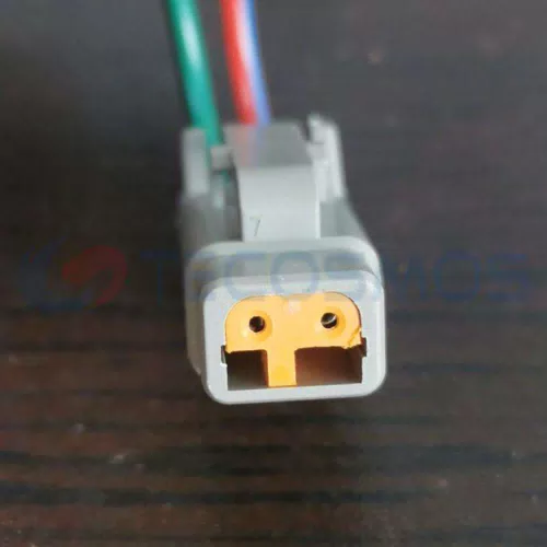 Car Connector For High current plug 1 square wire 2 pins CT2-0425M-1
