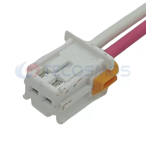 Auto Parts 2-Pin Female CT2-0520M White Plug Connector Light Wiring Harness Copper Contacts ABS/Nylon for Wire... - image 4
