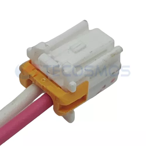 Auto Parts 2-Pin Female CT2-0520M White Plug Connector Light Wiring Harness Copper Contacts ABS/Nylon for Wire... - image 5