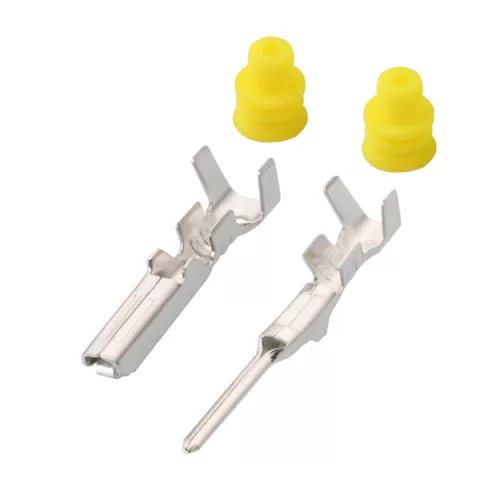 3-Pin Female Automotive Car Electrical IP66 Waterproof 12A Connector 282105-1 AMP Brass Contact Material Nylon... - image 5