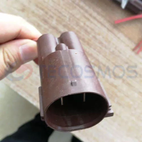 Car Connector For Land Rover Electronic fan brown 2-hole 4pin CT4-0059G-3 - image 2