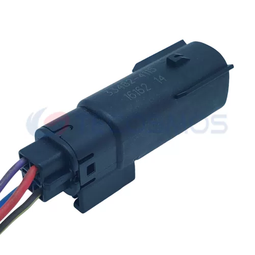 Auto Parts Oxygen Sensor Plug Connector, Wire Plug Connector, Suitable for Car 4P Male 33472-4049 - image 5