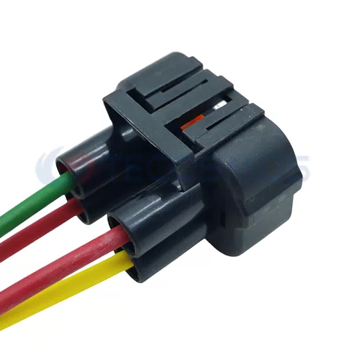 Waterproof Wire Fan Plug Sensor Plug Clock Spring Socket for Buick 4-pin Female CT4-0258M - image 2