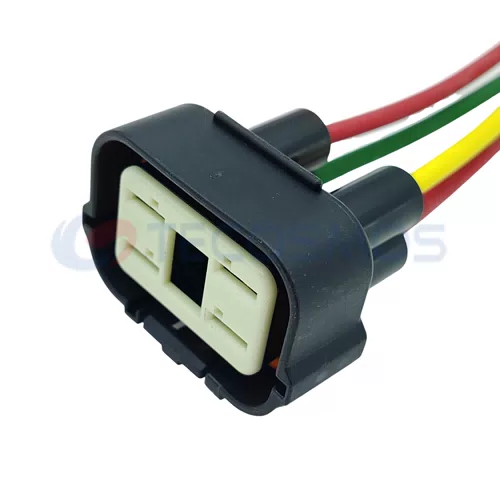 Waterproof Wire Fan Plug Sensor Plug Clock Spring Socket for Buick 4-pin Female CT4-0258M - image 3