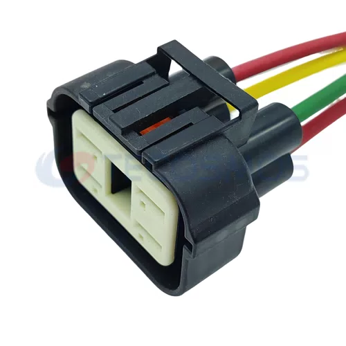 Waterproof Wire Fan Plug Sensor Plug Clock Spring Socket for Buick 4-pin Female CT4-0258M - image 5