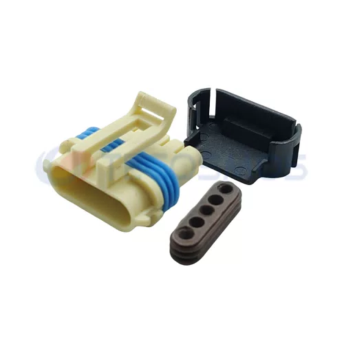 Waterproof Wire Harness Exhaust Gas Recirculation Valve Plug for Car 5-Pin Female 12186139-B - image 3
