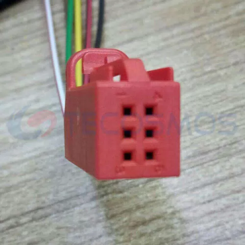 Car Connector For Volkswagen For Pentium tire pressure warning light 4D0971636B 6 pins CT6-0023M