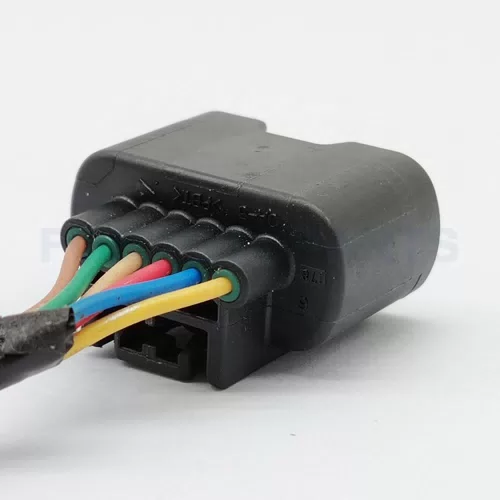 CT6-0028M-1 Connector Wire 6pin Female for Honda Civic Reverse Radar Plug - image 3