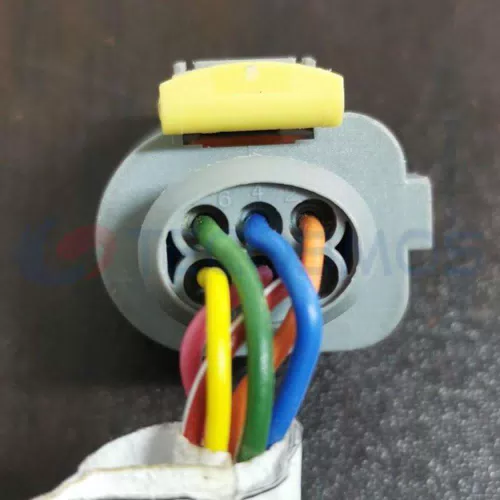 Car Connector For 6 pins with yellow clips CT6-0029M-8 - image 4
