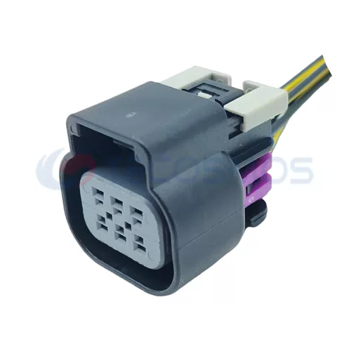 Wire Harness Plug of Automobile Waterproof Connector 6 Pin Female 15355297 - image 2