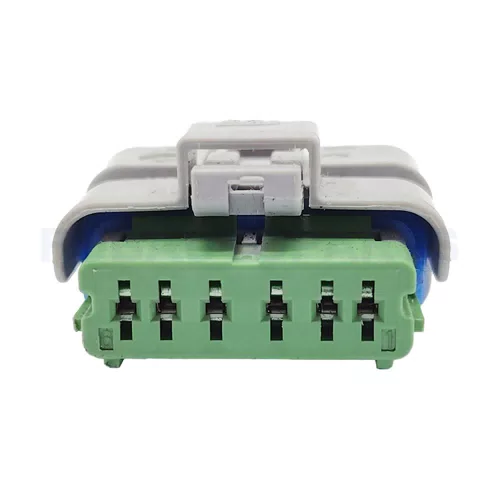 CT6-0043M-10 Connector Wire 6pin Female for Peugeot Green Core Jacks Are the Same Size - image 2