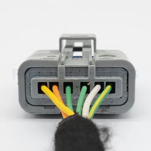 CT6-0043M-10 Connector Wire 6pin Female for Peugeot Green Core Jacks Are the Same Size - image 3