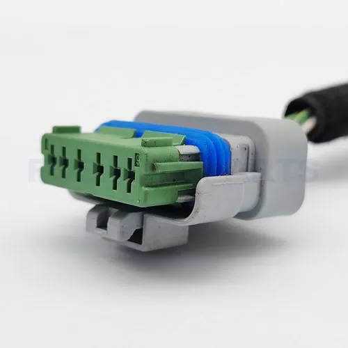 CT6-0043M-10 Connector Wire 6pin Female for Peugeot Green Core Jacks Are the Same Size - image 5